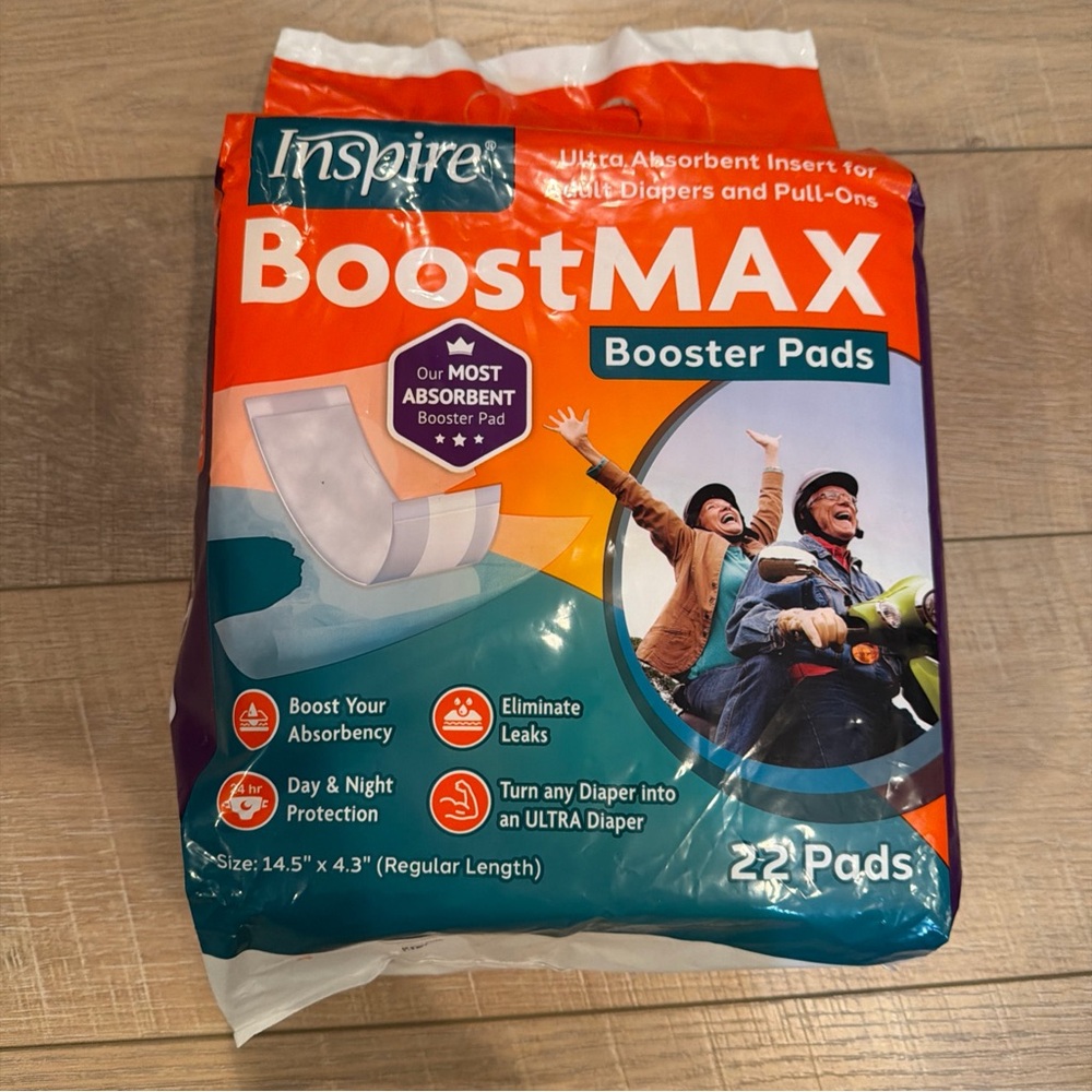 Inspire BoostMAX REGULAR Booster Pads MOST ABSORBANT INSERTS